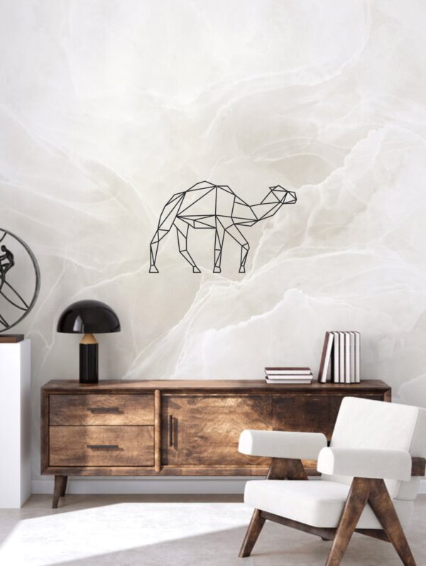 Cadre Tableau Linexa Inspiration le design métallique artistique animal dromadaire