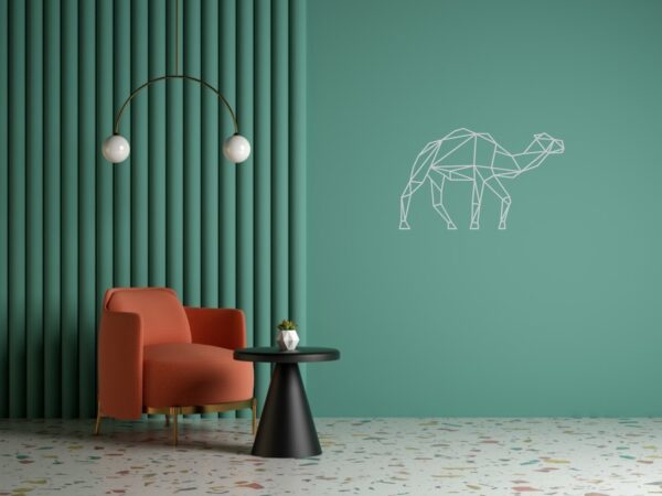 Cadre Tableau Linexa Inspiration le design métallique artistique animal dromadaire