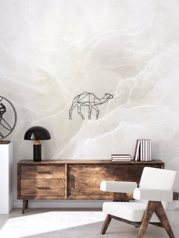 Cadre Tableau Linexa Inspiration le design métallique artistique animal dromadaire