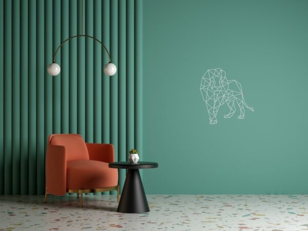 Cadre Tableau Linexa Inspiration le design métallique artistique animal lion