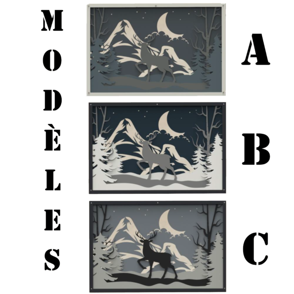 modeles cerf